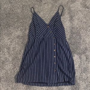 Striped short dress